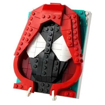 Lego Marvel Miles Morales Building Kit with Keychain