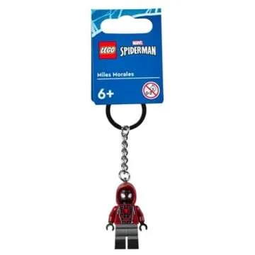 Lego Marvel Miles Morales Building Kit with Keychain