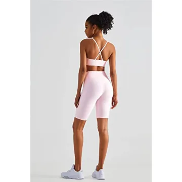 altiland High Waisted Yoga Biker Shorts for Women