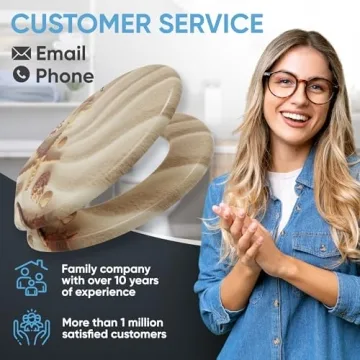 Sanilo Round Toilet Seat with Soft Close Features