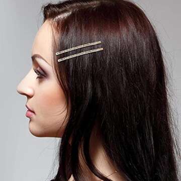 20 Sparkling Rhinestone Bobby Pins for Elegant Styling