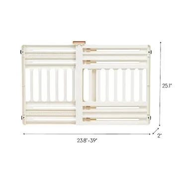 IRIS USA Expandable Dog Gate for Indoor Use & Durability
