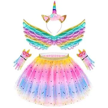 Magical Dress Up Costume Set for Little Girls Aged 3-6