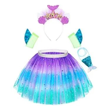 Magical Dress Up Costume Set for Little Girls Aged 3-6