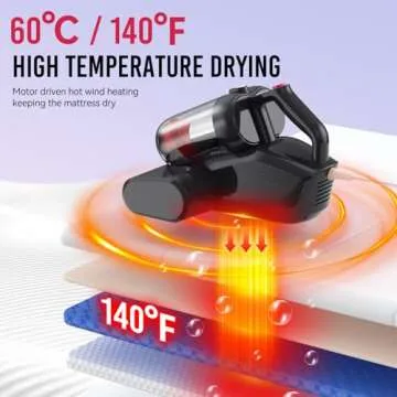JPHYLL Mattress Vacuum with UV-C Light & HEPA Filter