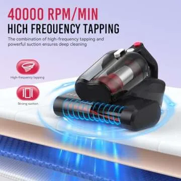 JPHYLL Mattress Vacuum with UV-C Light & HEPA Filter