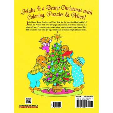 The Berenstain Bears Christmas Coloring and Activity Book Making Holiday Fun