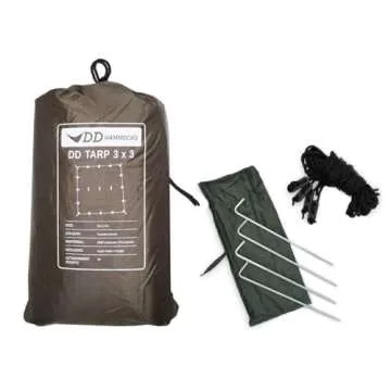 DD Tarp 3x3 - Lightweight Waterproof Camping Tarp