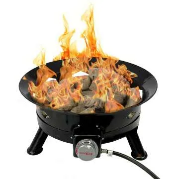 Flame King 24" Smokeless Fire Pit – Ideal for Camping