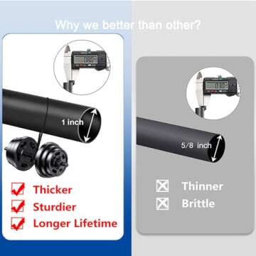 Wood Curtain Rods for Windows: 1 Inch Diameter Heavy Duty Adjustable Curtain Rod 48" to 84", Decorative Single Window Curtain Rods with Imitation Wood Grain Finials,Window Drapery Rod for Bedroom