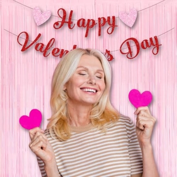 Macaron Pink Foil Fringe Curtains for Festive Events