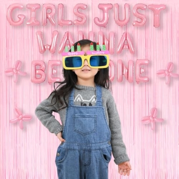 Macaron Pink Foil Fringe Curtains for Festive Events