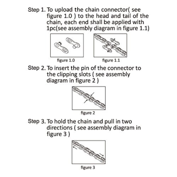 ZONKIE Single-Speed Bicycle Chain - Durable & Reliable