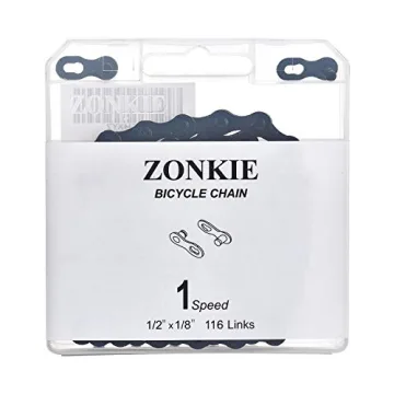 ZONKIE Single-Speed Bicycle Chain - Durable & Reliable