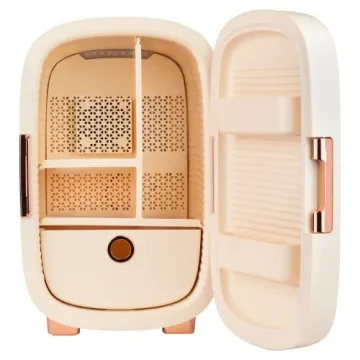 Cooluli Beauty Fridge 12L - Stylish Pearl White Skincare Storage