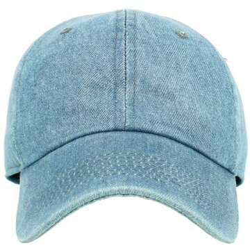 KB-LOW MDM Classic Cotton Dad Hat Adjustable Plain Cap. Polo Style Low Profile (Unstructured) (Class...