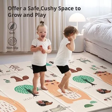 UANLAUO Extra Large Baby Play Mat for Safe Indoor Outdoor Fun