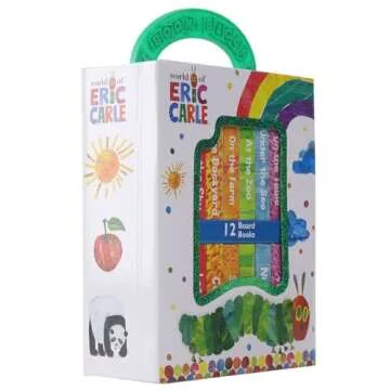 Eric Carle's 12 Board Book Set for Toddlers - Vibrant Learning
