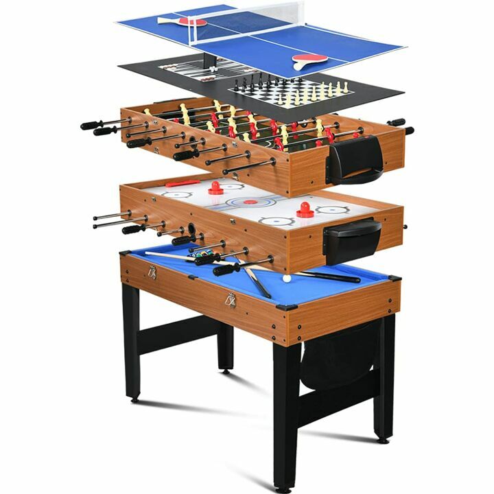 RayChee 7-in-1 Multi-Game Table for Family Fun