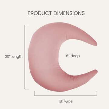 Snuggle Me Organic Nursing Pillow for Breastfeeding & Comfort