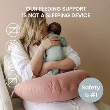 Snuggle Me Organic Nursing Pillow for Breastfeeding & Comfort
