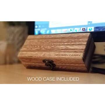 Modern Carry Blue Light Computer Glasses - Great for Gaming, Remote Workers, Men & Women, Sylish Glasses, Increase Your Digital Performance While Blocking Harmful Screen Light & Glare, (Black)