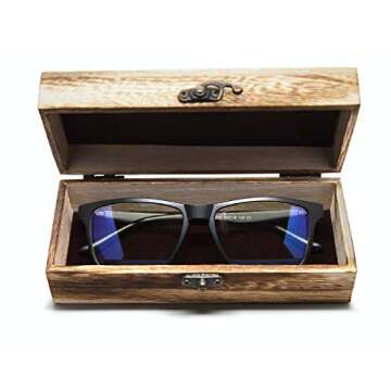 Modern Carry Blue Light Computer Glasses - Great for Gaming, Remote Workers, Men & Women, Sylish Glasses, Increase Your Digital Performance While Blocking Harmful Screen Light & Glare, (Black)