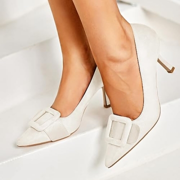 Stylish Coutgo Women's Pointed Toe High Heels Pumps