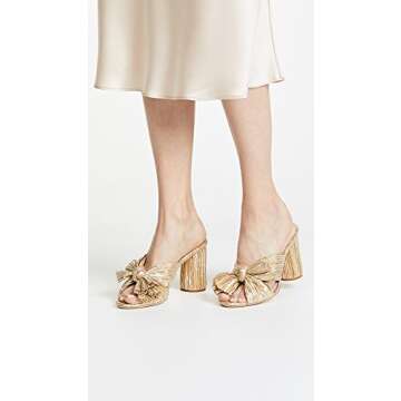 Loeffler Randall Penny Bow Sandals for Women in Gold