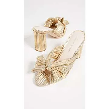 Loeffler Randall Penny Bow Sandals for Women in Gold