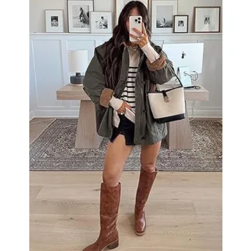 Yimoon Oversized Barn Jacket for Women - Stylish & Versatile