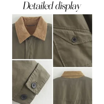 Yimoon Oversized Barn Jacket for Women - Stylish & Versatile