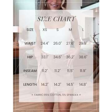 Lianlive Women's Mini Skirt High Waist Casual Skort Athletic