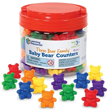 Learning Resources Baby Bear Counters - 102 Pieces, Ages 3+ | Grades Pre-K+ Toddler Learning Toys, C...