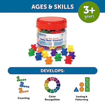 Learning Resources Baby Bear Counters - 102 Educational Pieces