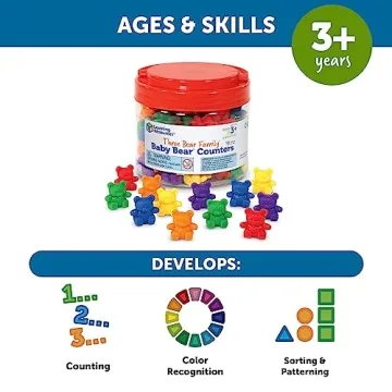 Learning Resources Baby Bear Counters - 102 Educational Pieces