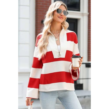 AlvaQ Colorblock Oversized Sweatshirt for Women