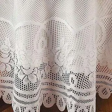 WUBODTI Lace Floral Tablecloth, 60'' x 90'' for Events