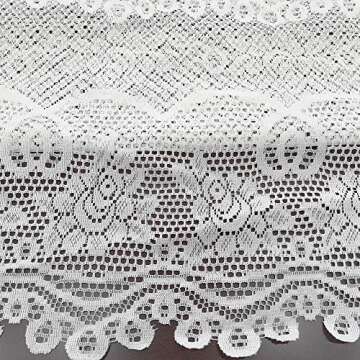 WUBODTI Lace Floral Tablecloth, 60'' x 90'' for Events