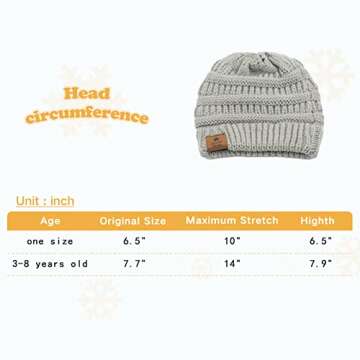 Durio Hat Baby Winter Hats Fall Knit Baby Boy Hat Soft Beanie Hat Thick Warm Infant Beanie Toddler Baby Hat Black White & Light Grey & Navy & Blue