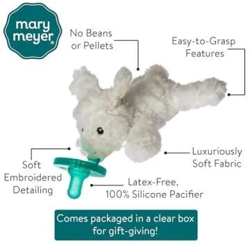 Mary Meyer WubbaNub Infant Pacifier | Putty Bunny 6-Inches