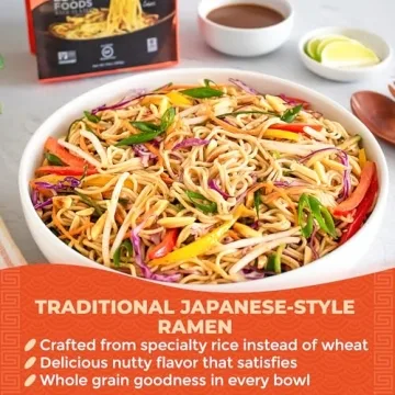 Organic Millet & Brown Rice Ramen Noodles for Healthy Cooking