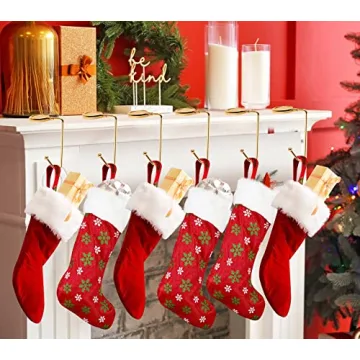 Durable Non-Slip Christmas Stocking Holders for Mantle