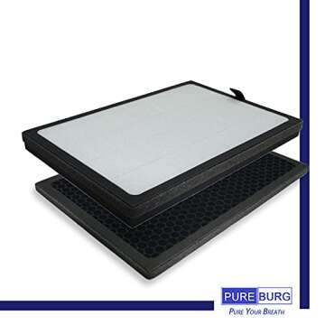 PUREBURG H13 HEPA + Activated Carbon Filters for Okaysou