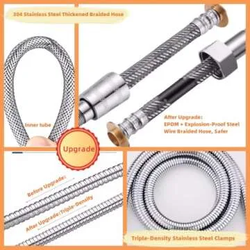 Bidet Toilet Spray Set with Shower Diverter Valve-Handheld Bidet Attachment for Toilet Sprayer Kit-Bathroom Hand Held Muslim Shower for Self Cleaning-Baby Cloth Diaper Sprayer Set