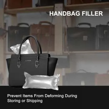 Hijelyn Air Pillows for Shipping with Pump Packaging Air Bags 400 Count Inflatable Shipping Supplies Box Filler Packing Materials Alternative to Packing Peanuts, Purse Stuffers for Shape 3.54" x 7.87"