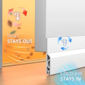 Pundin Adjustable Door Draft Stopper | Energy-Efficient Seal