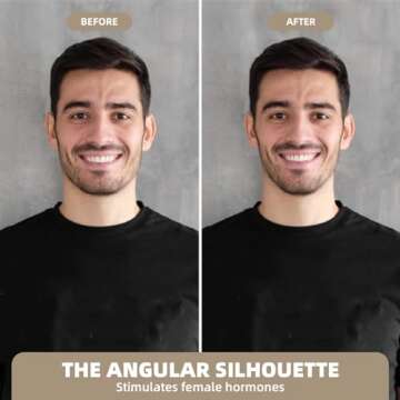 V-Line Lifting Mask - Double Chin Reducer and Face Shaper with High-Elastic Fit, Reusable Chin Strap and Depuffing Tape for Skin Tightening, Sagging Skin Relief and Slimming for Men and Women