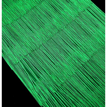 AOMEI Women's Spring Green High Waist Fringe Midi Skirt