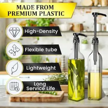 Coffee Syrup Dispenser Black Pump - 4Pcs Hand Soap Pump Replacement Pump Milk Bottle Pump Cherry Syrup Dispenser Pump Juice Bottle Kitchen Sink Soap Dispenser Pump - Coffee Pumps for Syrup Pump Bottle